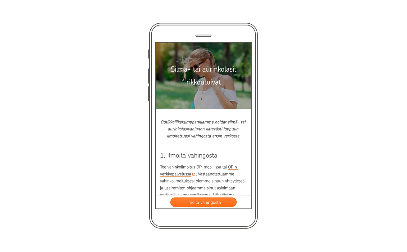 Pohjola Vakuutus OP-mobiilissa